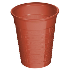 Gobelet Plastique PS Rouge 200ml Ø7cm (50 Utés)