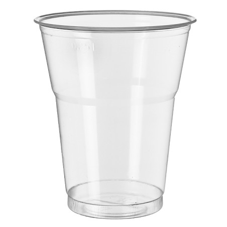 Herbruikbare Plastic PS Kristal Beker "Diamant" 300ml Ø8,0cm (25 stuks) 