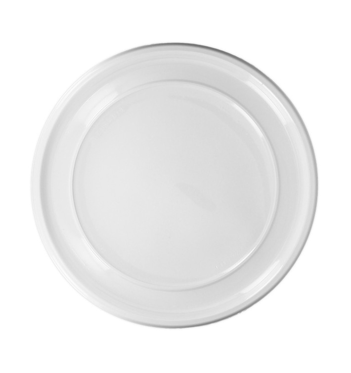 Assiette Réutilisable PS Ronde Blanc Ø32cm (180 Utés)