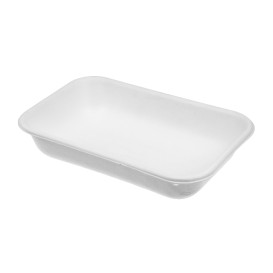 Suikerriet dienblad Ecologisch wit 470ml 18,0x12,0x4,0cm (400 stuks)