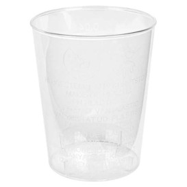 Verre Plastique Dur Transparent PS 40ml (2.000 Unités)