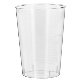 Plastic PS Shotje Geïnjecteerde glascider transparant 100 ml (1400 stuks)