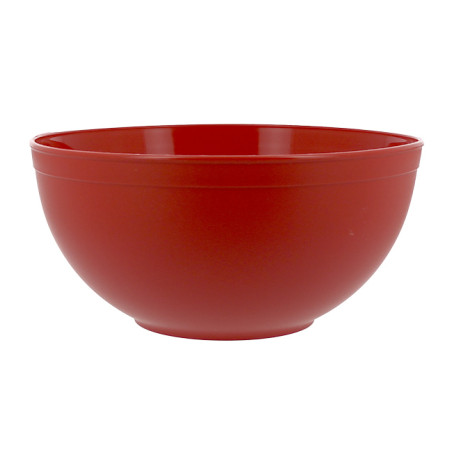 Bol Réutilisable Durable PP Minéral Rouge 2.000ml Ø20cm (1 Uté)