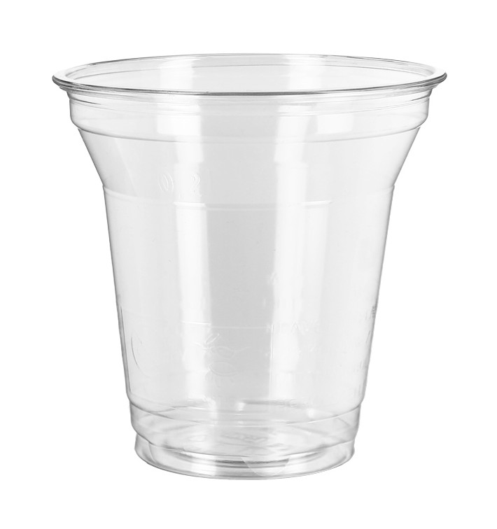 Gobelets jetables transparents en PLA pour boissons froides de 360 ml