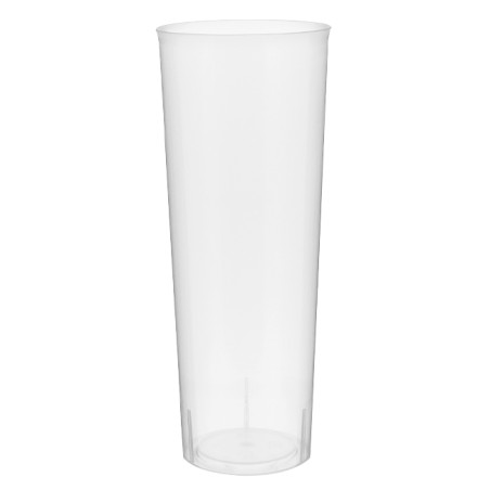 Verre Tube Réutilisable Incassable PP Transparent 300ml (10 Utés)