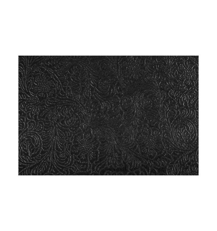 Niet geweven PLUS Tafelkleed zwart 100x100cm (100 stuks) 