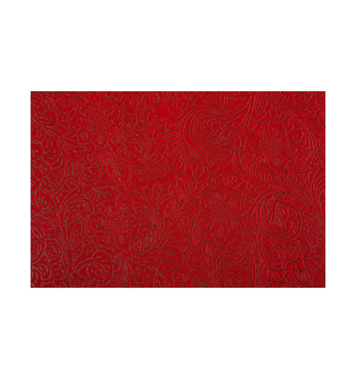 Nappe en Non-Tissé PLUS Rouge 100x100cm (100 Utés)