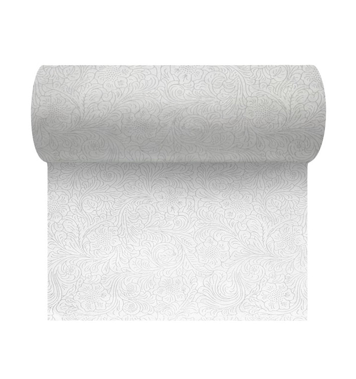Niet geweven PLUS Tafelkleed rol wit 1,2x45m P40cm (6 stuk)