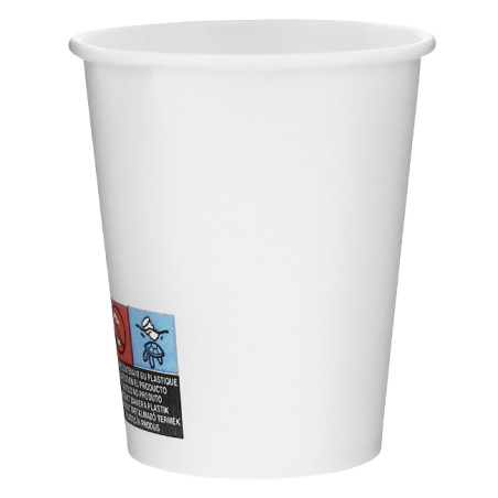 Gobelet Carton Blanc 6Oz/180ml Ø7,0cm (1.000 Unités)