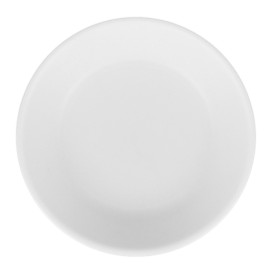 Assiette Réutilisable Durable PP Minéral Blanc Ø18cm (6 Utés)