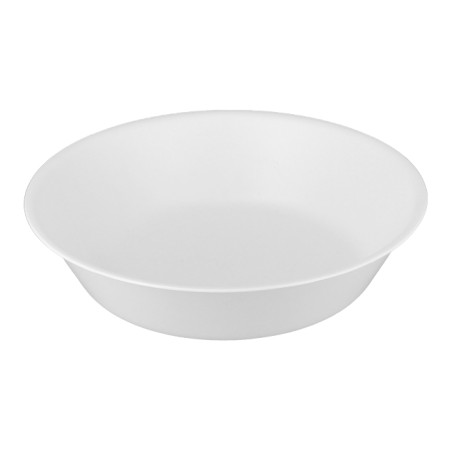 Assiette Creuse Réutilisable Durable PP Minéral Blanc Ø18cm (1 Uté)