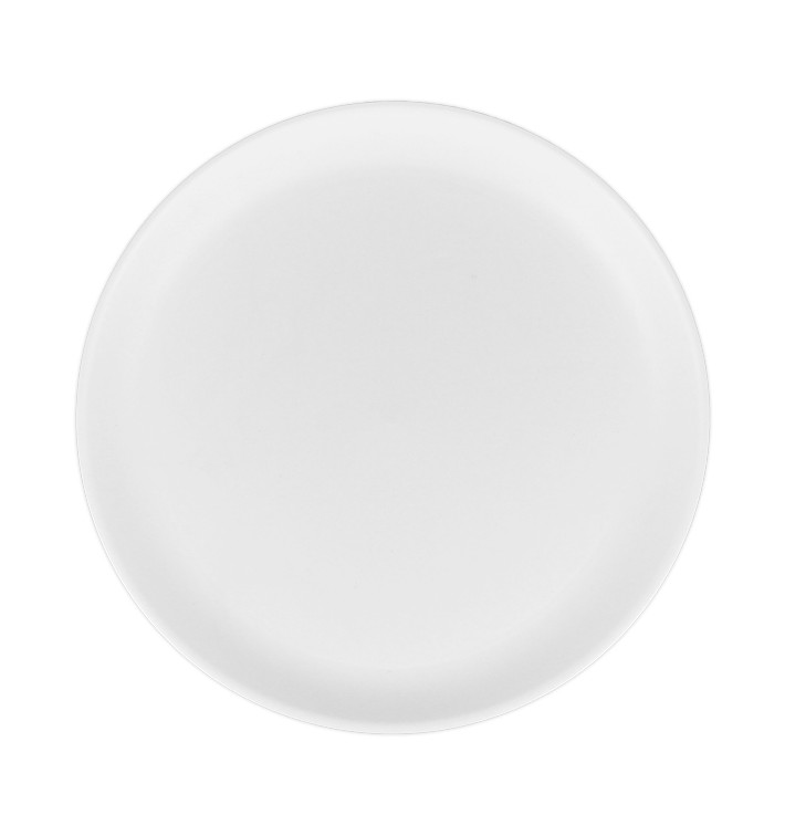 Assiette Réutilisable Durable PP Minéral Blanc Ø27,5cm (6 Utés)