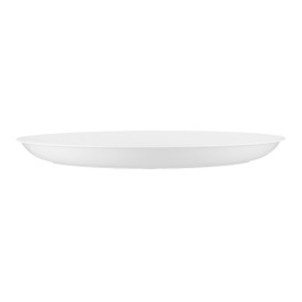 Assiette Réutilisable Durable PP Minéral Blanc Ø23,5cm (54 Utés)