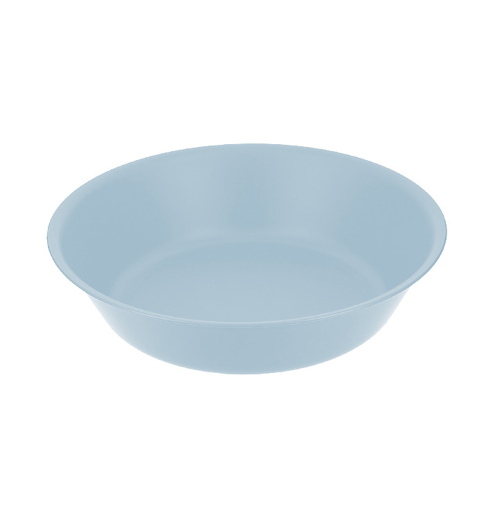 Assiette Réutilisable Durable PP Minéral Bleu Ø18cm (6 Utés)