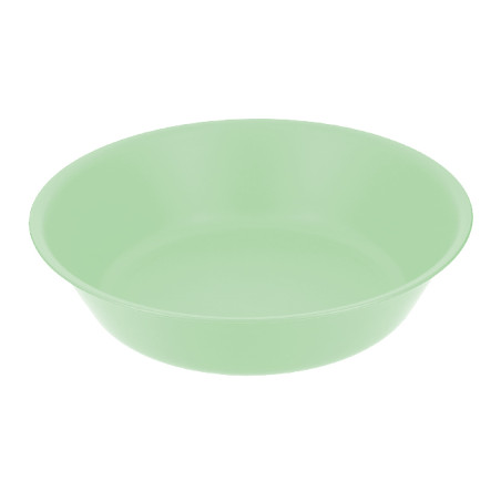 Assiette Creuse Réutilisable Durable PP Minéral Vert Ø18cm (6 Utés)