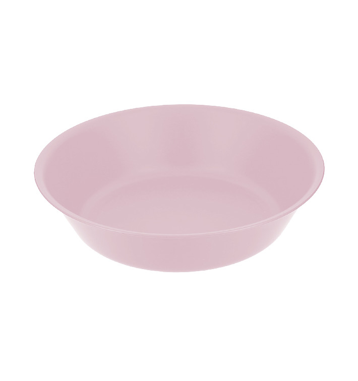 Herbruikbare Bord Durable PP Mineraal Roze Ø18cm (6 stuks) 