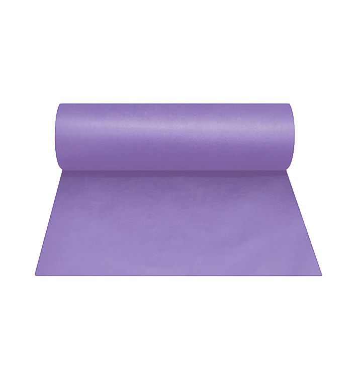 Nappe Non Tissé Prédécoupé Lilas 0,40x48m 55g (6 Unités)