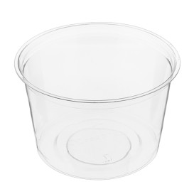 Récipient Compostable PLA Transparent 470ml (50 Utés)