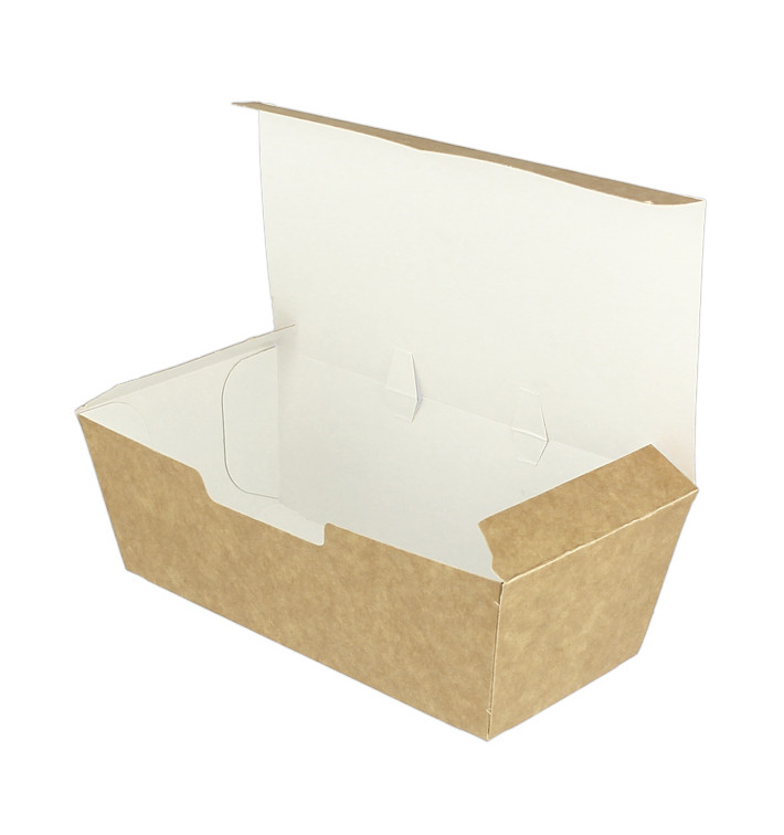 Boîte à Emporter Kraft 16,5x7,5x6cm (25 Unités)