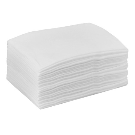 Wegwerp Spunlace handdoek voor manicure wit 20x30cm 50g/m² (3.200 stuks)