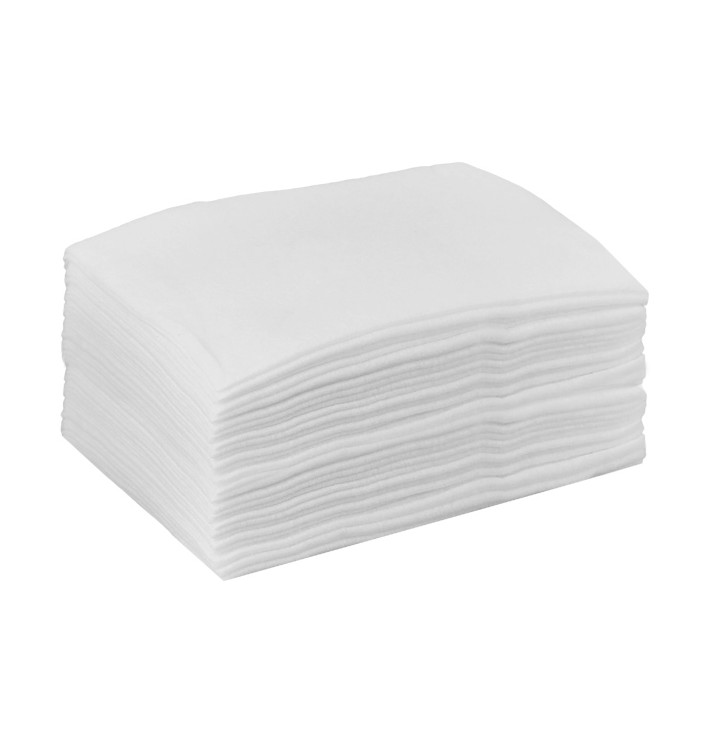 Serviette Spunlace Manicure Blanc 20x30cm 43g/m² (100 Utés)