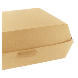 Kraft hamburgerbox Giant 23x17,5x8cm (25 stuks) 