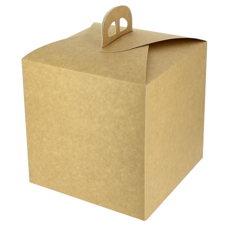 Doos voor panettone van KraftKarton 1000g 21,5x21,5x21,5cm (100 Stuks)