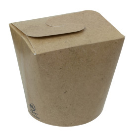 Papieren take-out Container kraft 800ml (50 stuks) 