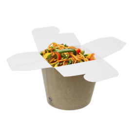 Papieren take-out Container kraft 800ml (50 stuks) 