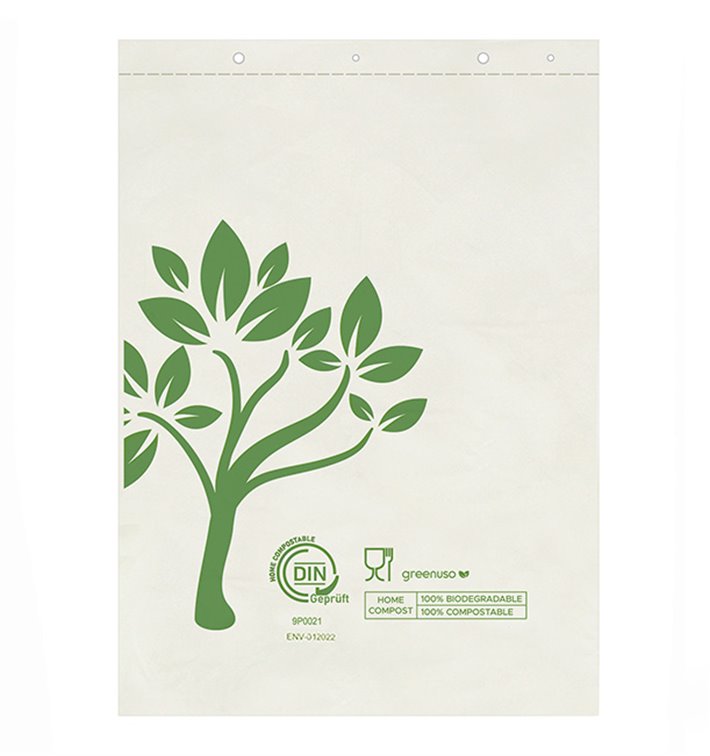 Marktzak Block Home Compost “Be Eco!” 30x40cm (2.000 stuks)