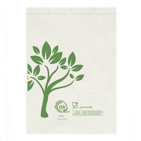 Marktzak Block Home Compost “Be Eco!” 30x40cm 12µm (2.000 stuks)