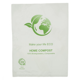 Sac Plastique Bio Home Compost 35x48cm 17,5µm (1000 Utés)