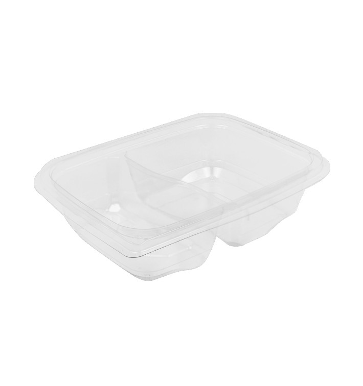 Bol en Plastique Inviolable 2C PET 200/300ml 180x140x40mm (65 Utés)