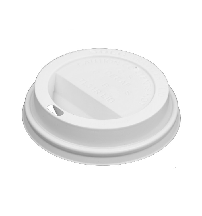 Couvercle avec passage Gobelet Carton 10oz/300ml Ø8,4cm (100 Unités)