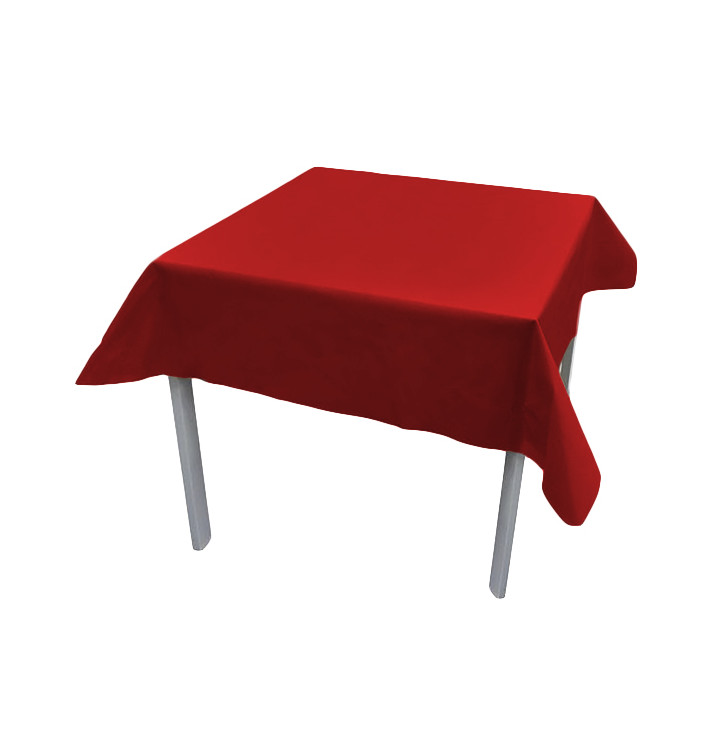 Nappe Prédécoupée PP Non Tissé "Novotex" Rouge 120x120cm (150 Utés)