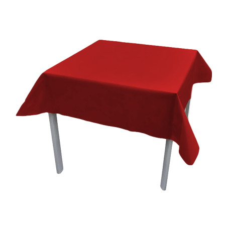 Nappe Prédécoupée PP Non Tissé "Novotex" Rouge 120x120cm (150 Utés)