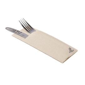 Eetgerei zak papieren servetten Eco 32x40cm (30 stuks) 