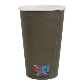 Gobelet Carton Marron 16Oz/480ml Ø9,0cm (50 Utés)