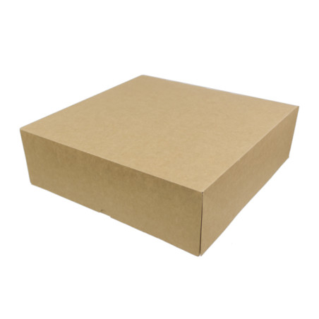 Boîte en Carton Kraft avec Rabat 28x28+10cm (100 Utés)