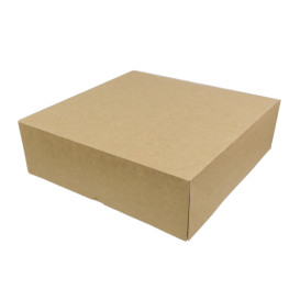 Boîte en Carton Kraft avec Rabat 32x32+10cm (100 Utés)