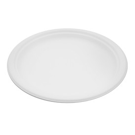 Assiette Bio en Canne à Sucre Blanc Ø260mm (400 Utés)