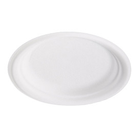 Assiette Canne à Sucre Bagasse Blanc Ø17,5 cm (50 Utés)