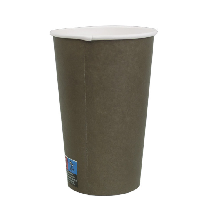 Gobelet Carton Marron 16Oz/480ml Ø9,0cm (50 Utés)