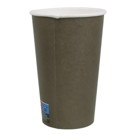 Gobelet Carton Marron 16Oz/480ml Ø9,0cm (50 Utés)