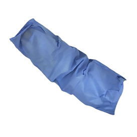 Manchettes PP Non Tissé Plastifié 25x44cm Bleu (500 Utés)