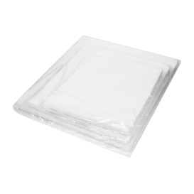 Sachet Ingraissable Ouverture latérale 18x18,2cm Blanc (100 Unités)