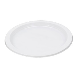 Assiette Plate Réutilisable Economique PS Blanc Ø22cm (25 Utés)