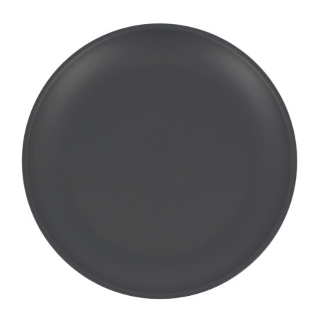 Assiette Réutilisable Durable PP Minéral Anthracite Ø23,5cm (60 Utés)