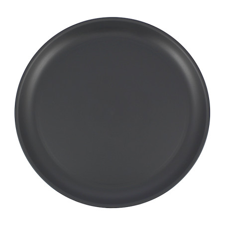 Assiette Réutilisable Durable PP Minéral Anthracite Ø27,4cm (1 Uté)