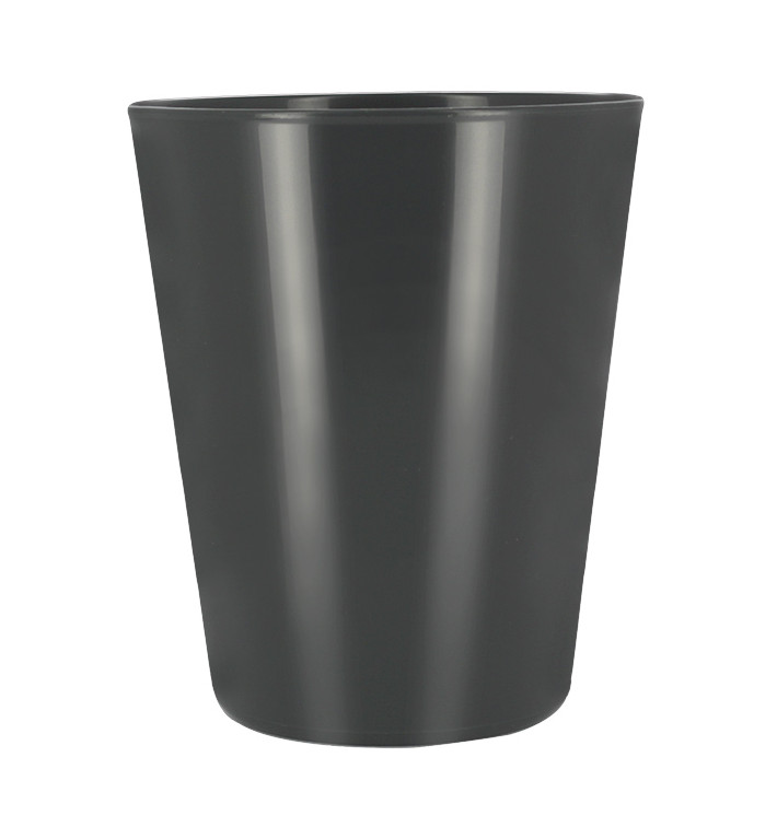 Gobelet Réutilisable Durable PP Minéral Anthracite 330ml (6 Utés)